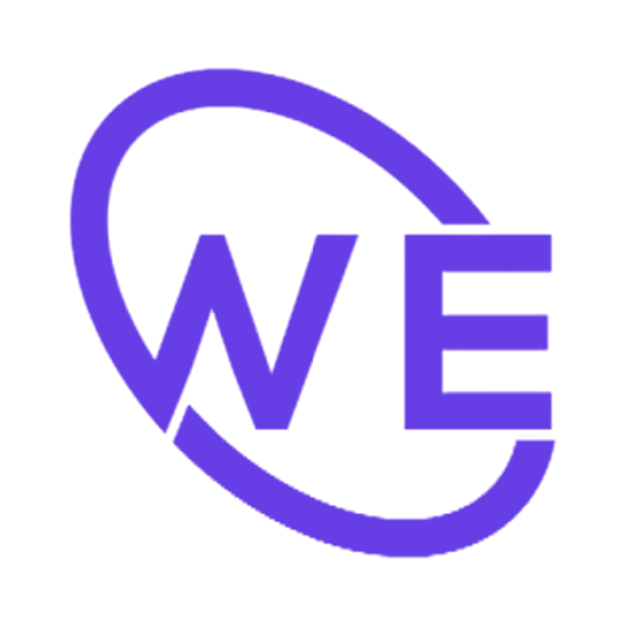 WE FINANCES logo